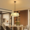 Shrine Lighting Drum Pendant Light, Modern Style, Drum Chandeliers for