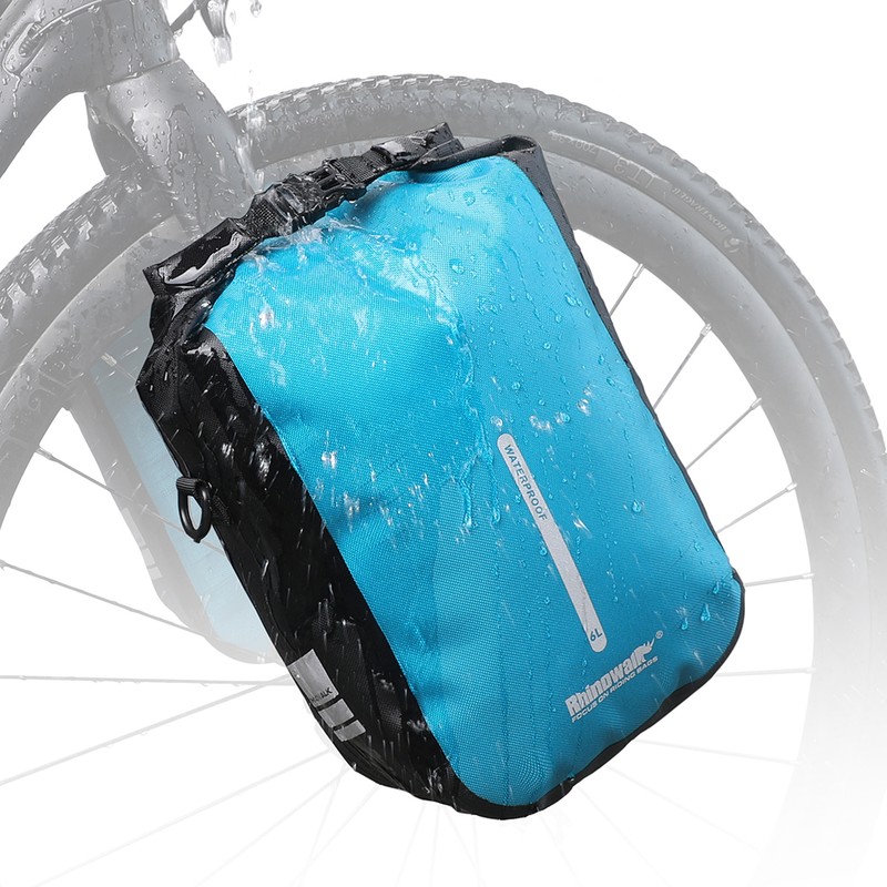 6L Bike Quick Release Bike Front Fork Bag Waterproof Cycle