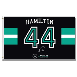 MOOR Lewis Flag Hamilton 44 Banner Flag 3x5ft/HD printing/Vibrat Color/150D Polyster for car fans