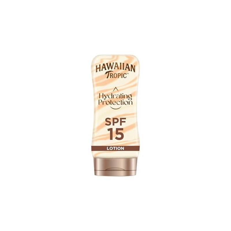 Hawaiian Tropic Silk Sun Loción SPF15 180ml – Hidratación ligera