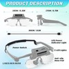 Magnifying Glass with Lights, Hands Free Magnifying Glasses with 5