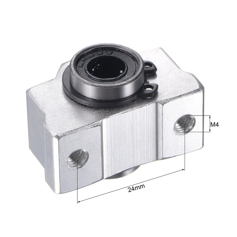 sourcing map SCV8UU Linear Ball Bearing Slide Block Units, 8mm
