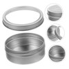 Gatuida 4pcs Magnetic Spice Tins Stainless Steel Grain Containers with