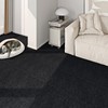 FunStick 24"x160" Large Black Carpet Roll with Padding Attached for