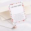 WSNANG Apology Gifts I'm Sorry Gifts for Her Interlocking Heart