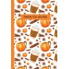 Pumpkin Spice Notebook: Wide Ruled Pages Sized 6 X 9