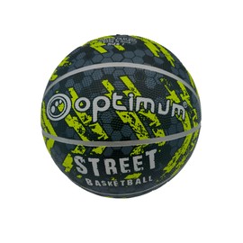 Optimum STREET BASKETBALL - BLACK/YELLOW - SIZE 7