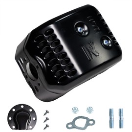 JMCHstore Upgraded OEM Exhaust Muffler w/Deflector for Harbor Freight Predator 212 69730 60363 Engine Water Pump, Chipper, Shredder, power washer Snowblower Replacement kit