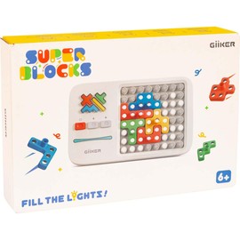 GiiKER Super Blocks Digital Control Analog Geometric Puzzle, Educational Brain Training (Japanese Instruction Manual Included), multicolor