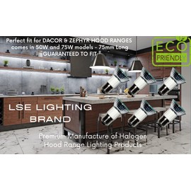 6 Pack of 75W Range Hood Bulbs Replacement for Dacor 62351 92348