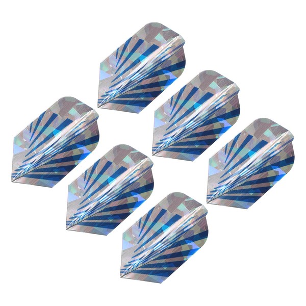 PATIKIL Slim Dart Flights, 6 Pack PET Unique Design Dart