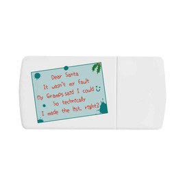 'Dear Santa, Gramps Said I Could' Pill Box with Tablet Splitter (PI00032208)