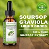 Naturesours 100% Pure Organic Soursop Extract, Soursop Graviola Liquid Drops