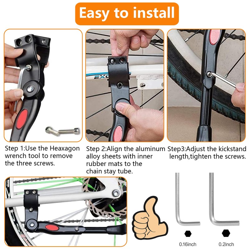 laeeyin Bicycle stand, 24-28 inches, height-adjustable bicycle stand, suitable for