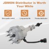 JDMON Ignition Distributor with Cap and Rotor Compatible with Ford
