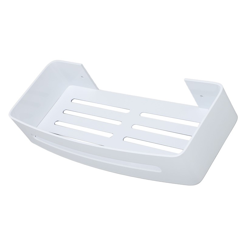 Wall Mount Bathroom Shelf Shower Bath Rack Single Layer Space