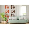 Revamp Your Space: Boomerang Pattern Wall Decals - Mid-Century Modern