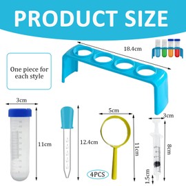 Potion Making Kit Children 11 PCS,Potions Kit for Kids with Test Tubes and Dropper Pipettes,Pipettes for Children Safe & Durable Educational Toys,Bath Potion Kit for Creative Scientific Experiments