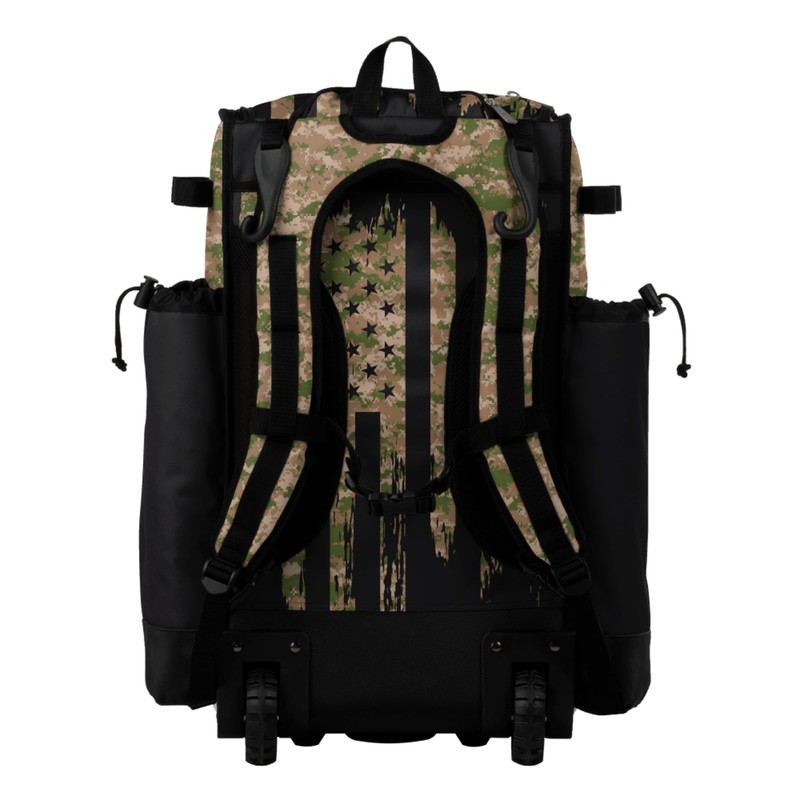 Boombah Superpack Hybrid Rolling Bat Bag - Wheeled & Backpack