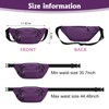 FRIUSATE 2 Pcs Bum Bag Waist Bags for Men, Travel