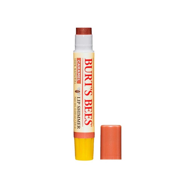 Burt's Bees Lip Shimmer for Women, Caramel, 0.09 Ounce