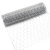WorthPlanet 13.78 x 157.48 inch Galvanized Hexagonal Wire Mesh Lightweight