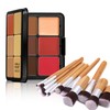 Hinourisha 12 Colours Foundation Concealer Palette + 11 Makeup Brushes,