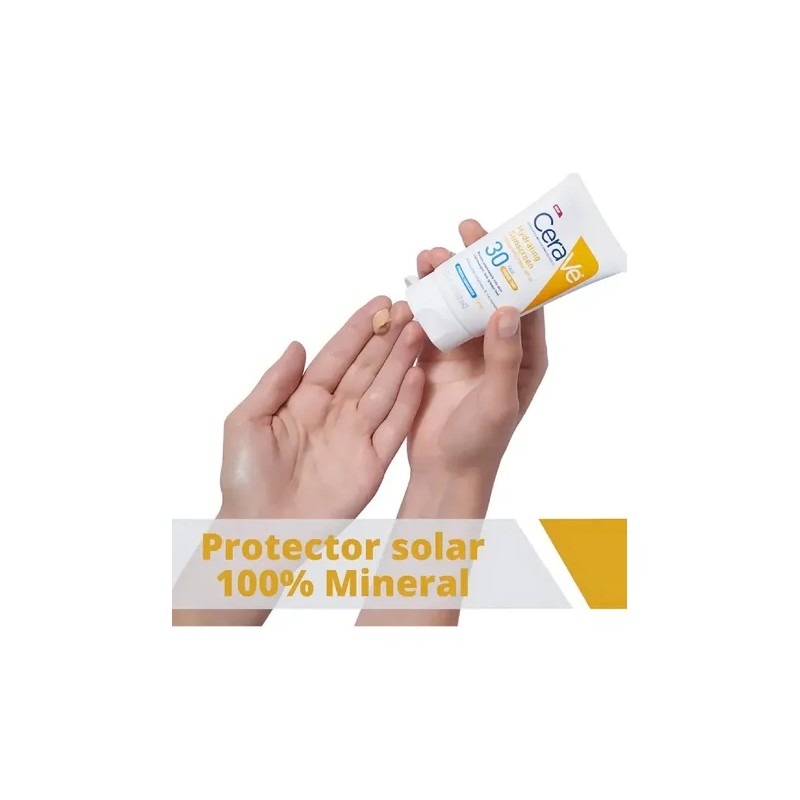Cerave Hydrating Mineral Sunscreen Tinta Spf 30 50ml