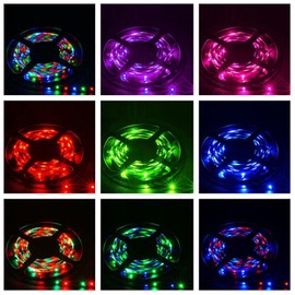 DOSYU Luces LED 32.8 FT/ 10M, Tira LED RGB con Control Remoto, Luces LED para Cuarto TV Dormitorio, Fiesta, Decoración Navideña, Decoración DIY