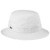 Lacoste CLM3981 Men's Sahari Hat, white