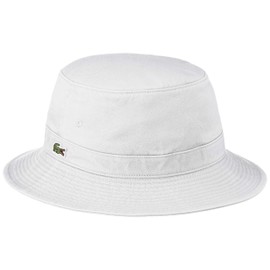 Lacoste CLM3981 Men's Sahari Hat, white