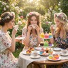 200 PCS Pastel Cupcake Liners, Colorful Floral Cupcake Liners