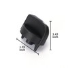 LesNau A/C Heater Control Knob 121-0001-000 for Peterbilt 330 335