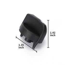 LesNau A/C Heater Control Knob 121-0001-000 for Peterbilt 330 335 357 367 375 378 379 384 386 387 HVAC Climate Control Module Switch, Replaces 702-5401
