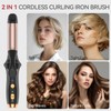 Cordless Curling Iron Hair Curler for use on Medium and