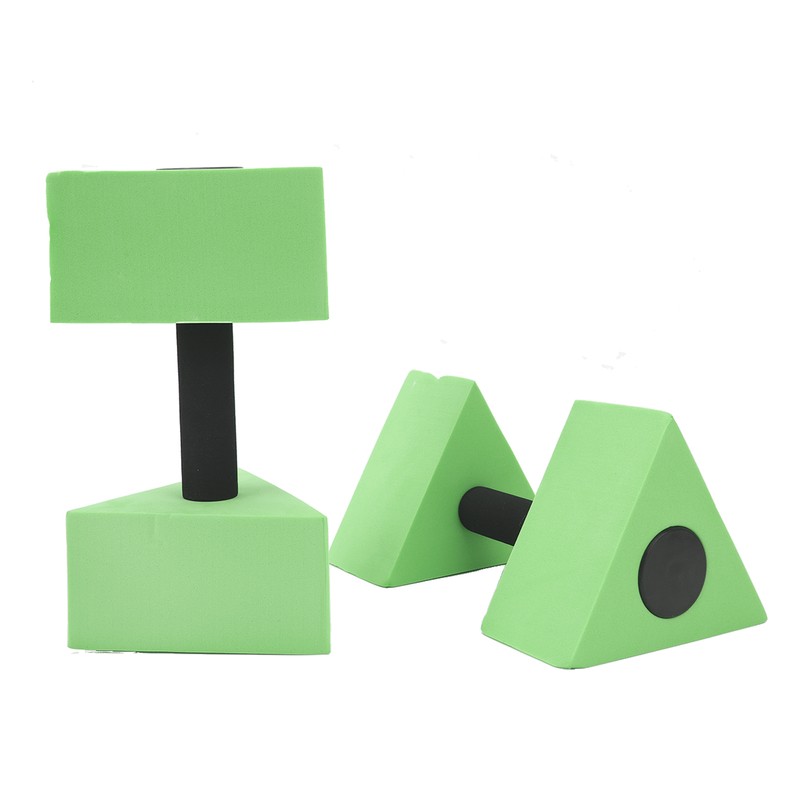 1 Pair Water Floating Dumbbell Triangle Chidren Swimming Teaching Aids