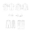 McCall's Misses' and Men's Chef Jacket, Pants, Apron and Cap