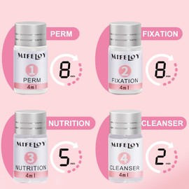 Eyelash Perm Set, Eye Lash Brow Lifting Kit, Beginner Curling Perming Wave Eyelashes, Women DIY Lashes Extension Set, Professional Eyebrow Lamination for Salon Home Use