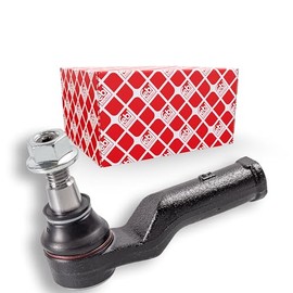 febi bilstein 30724 Tie Rod End Piece with Locking Nut, 1 Piece, Black