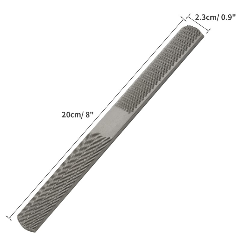 Litoexpe 4 Way Wood Rasp File, 8 Inch Premium Grade