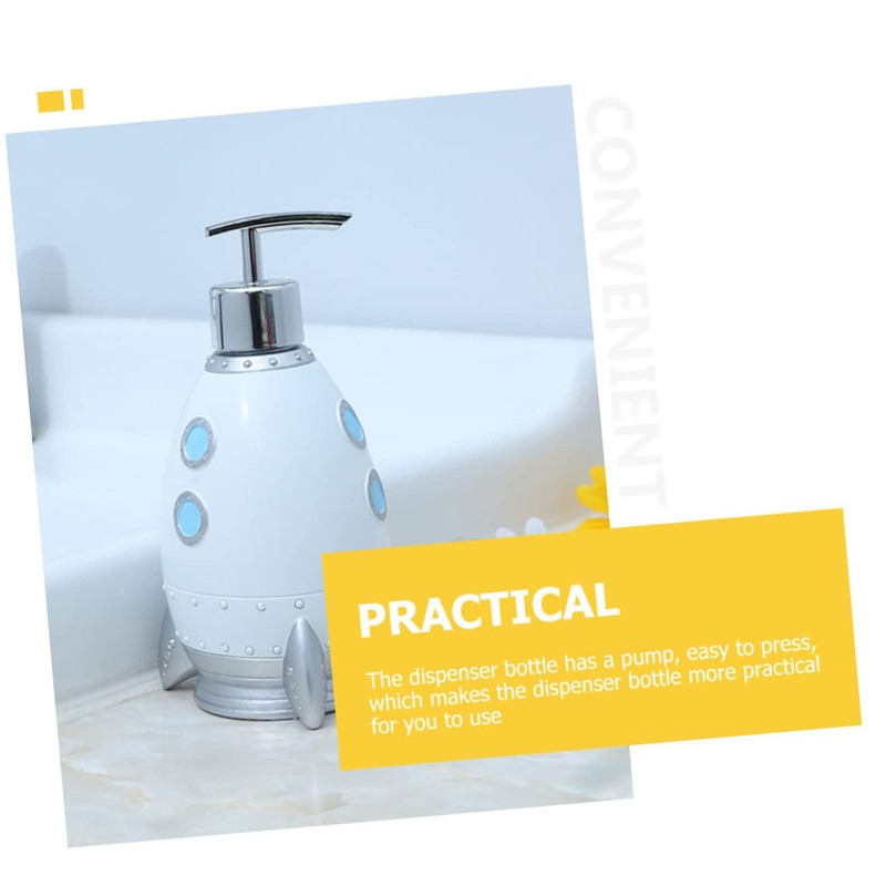 Mikinona Large Capacity Shampoo Dispenser Soap Bottle Pump Bathroom Lotion