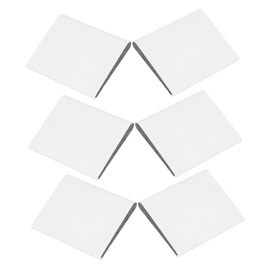 FUNOMOCYA 6pcs Door Corner Seal Weatherstrip Seals Stop Blocker for Doors Sides Seal Weather Strip Entry Key Excluder Stick Door Seal Sealer Exterior Black Draft Strips Stripping White Pu