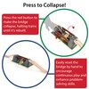 BRIO World Collapsing Bridge for Wooden Train Set - 3-Piece