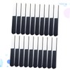 Mikinona Portable Manicure Files 20pcs Nail Buffing Strips 240/320/1200 Grits