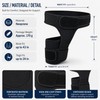 Groin Compression Wrap for Hip & Thigh Support – Adjustable