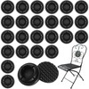 Mifoci 24 Pcs 1" Specialty Wrought Iron Chair Cup Glide