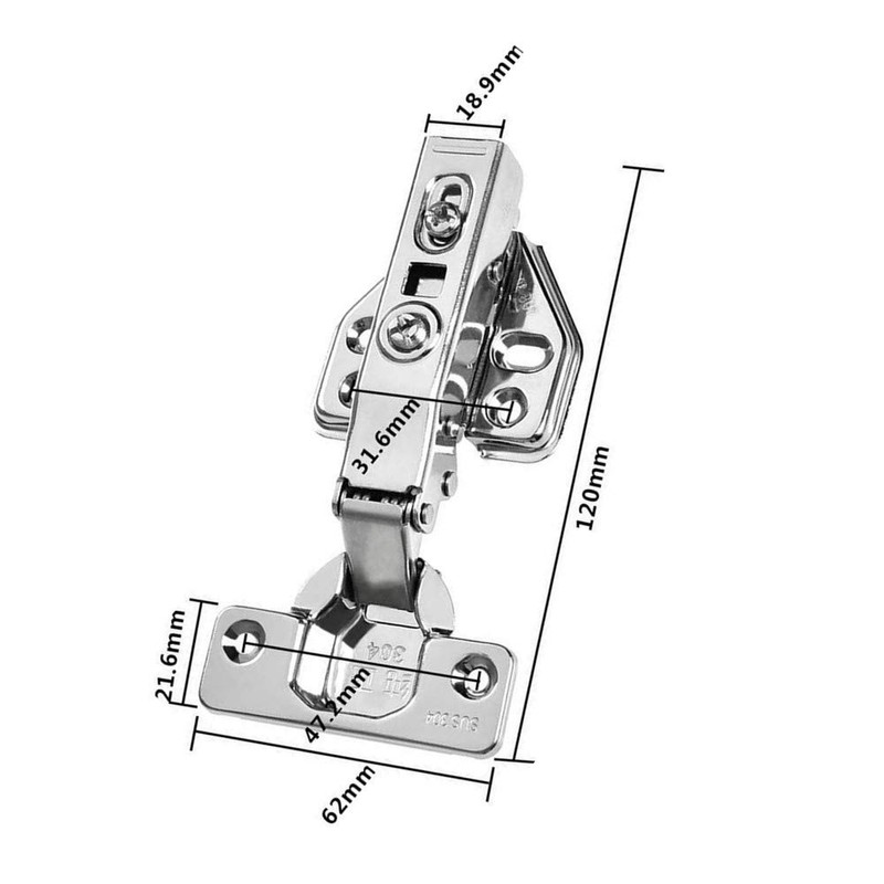 Soft Close Hinges Kitchen Cupboard Cabinet Door Hinges with Self