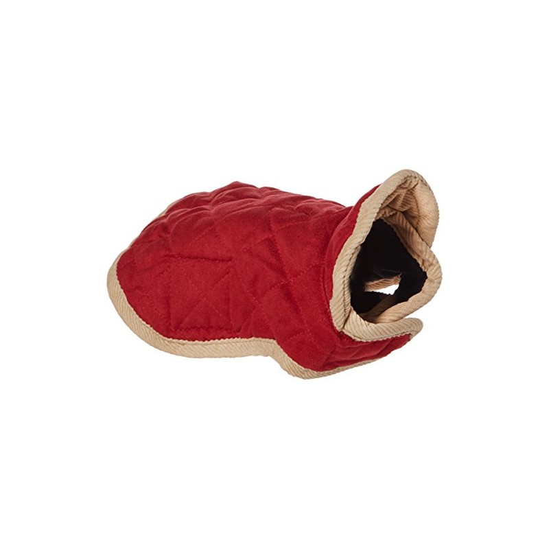 Dog Gone Smart Bed DGSWSBQ0806 Nanosuede Belly Quilted Dog Jacket,
