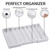 UoeRing K Cup Holder,Bamboo Coffee Pod Holder Drawer Organizer, Expandable