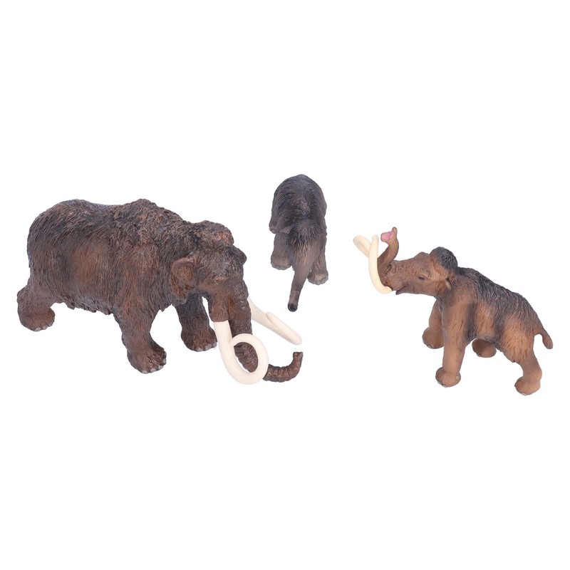 Mammoth Model Simulated Figurine Realistic Plastic Mammoth Toys for Animal